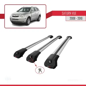 Saturn Vue Opel Antara 2008-2010 Arası ile uyumlu ACE-1 Ara Atkı Tavan Barı GRİ 3 ADET BAR thumb 4