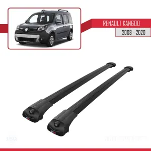 Renault Kangoo 2008-2020 Arası ile uyumlu ACE-1 Ara Atkı Tavan Barı SİYAH thumb 3
