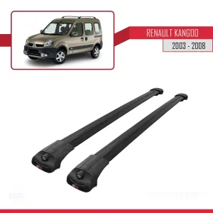 Renault Kangoo 2003-2008 Arası ile uyumlu ACE-1 Ara Atkı Tavan Barı SİYAH thumb 3