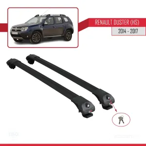 Renault Duster (HS) 2014-2017 Arası ile uyumlu ACE-1 Ara Atkı Tavan Barı SİYAH thumb 4
