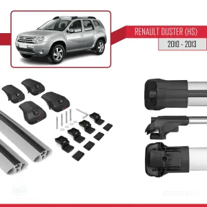 Renault Duster (HS) 2010-2013 Arası ile uyumlu ACE-1 Ara Atkı Tavan Barı GRİ thumb 5