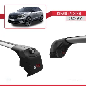 Renault Austral 2022 ve Sonrası ile uyumlu ACE-2 Ara Atkı Tavan Barı GRİ - Görsel 5
