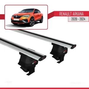 Renault Arkana 2020 ve Sonrası ile uyumlu ACE-4 Ara Atkı Tavan Barı GRİ thumb 3