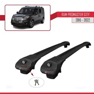 Ram Promaster City 2015-2022 Arası ile uyumlu ACE-1 Ara Atkı Tavan Barı SİYAH thumb 4