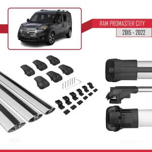 Ram Promaster City 2015-2022 Arası ile uyumlu ACE-1 Ara Atkı Tavan Barı GRİ 3 ADET BAR thumb 5