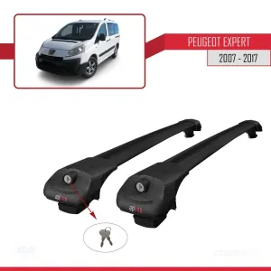 Peugeot Expert 2007-2017 Arası ile uyumlu ACE-1 Ara Atkı Tavan Barı SİYAH thumb 4