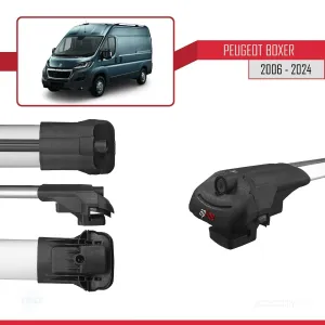 Peugeot Boxer 2006 ve Sonrası ile uyumlu ACE-1 Ara Atkı Tavan Barı GRİ 4 ADET BAR thumb 5