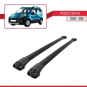 Peugeot Bipper 2008-2016 Arası ile uyumlu ACE-1 Ara Atkı Tavan Barı SİYAH thumb 3
