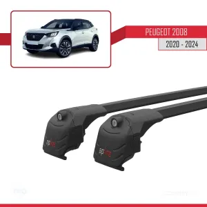 Peugeot 2008 2020 ve Sonrası ile uyumlu ACE-2 Ara Atkı Tavan Barı SİYAH thumb 3