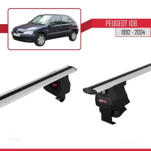 Peugeot 106 1992-2004 Arası ile uyumlu ACE-4 Ara Atkı Tavan Barı GRİ thumb 3