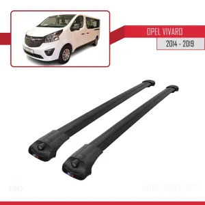 Opel Vivaro 2014-2019 Arası ile uyumlu ACE-1 Ara Atkı Tavan Barı SİYAH thumb 3
