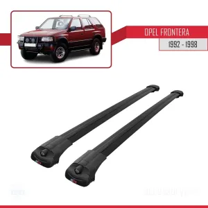 Opel Frontera 1992-1998 Arası ile uyumlu ACE-1 Ara Atkı Tavan Barı SİYAH thumb 3