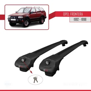 Opel Frontera 1992-1998 Arası ile uyumlu ACE-1 Ara Atkı Tavan Barı SİYAH thumb 4