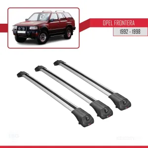 Opel Frontera 1992-1998 Arası ile uyumlu ACE-1 Ara Atkı Tavan Barı GRİ 3 ADET BAR thumb 3