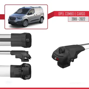 Opel Combo (E) PANELVAN 2019-2022 Arası ile uyumlu ACE-1 Ara Atkı Tavan Barı GRİ 4 ADET BAR thumb 4