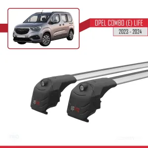 Opel Combo (E) Life 2023 ve Sonrası ile uyumlu ACE-2 Ara Atkı Tavan Barı GRİ - Görsel 4