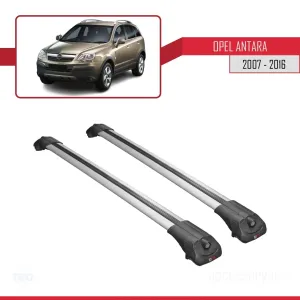 Opel Antara 2007-2016 Arası ile uyumlu ACE-1 Ara Atkı Tavan Barı GRİ thumb 3