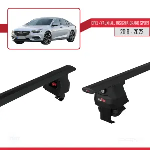 Opel / Vauxhall Insignia Grand Sport 2018-2022 Arası ile uyumlu ACE-4 Ara Atkı Tavan Barı SİYAH thumb 5