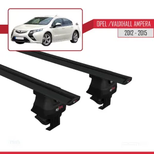 Opel / Vauxhall Ampera 2012-2015 Arası ile uyumlu ACE-4 Ara Atkı Tavan Barı SİYAH thumb 4