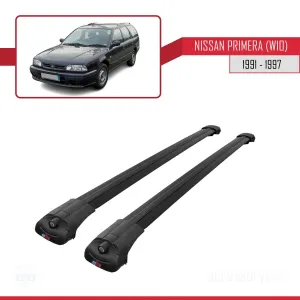 Nissan Primera (W10) 1991-1997 Arası ile uyumlu ACE-1 Ara Atkı Tavan Barı SİYAH thumb 3