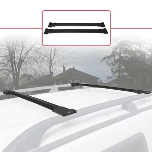 Nissan NV200 2010-2019 Arası ile uyumlu FLY Model Ara Atkı Tavan Barı SİYAH thumb 2