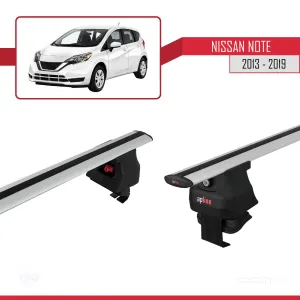 Nissan Note Versa 2013-2019 Arası ile uyumlu ACE-4 Ara Atkı Tavan Barı GRİ - Görsel 3