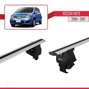 Nissan Note / Versa 2004-2012 Arası ile uyumlu ACE-4 Ara Atkı Tavan Barı GRİ thumb 3