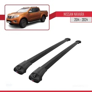 Nissan Navara 2014 ve Sonrası ile uyumlu ACE-1 Ara Atkı Tavan Barı SİYAH thumb 3