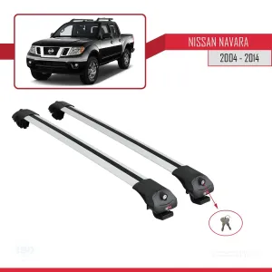 Nissan Navara 2004-2014 Arası ile uyumlu ACE-1 Ara Atkı Tavan Barı GRİ thumb 4