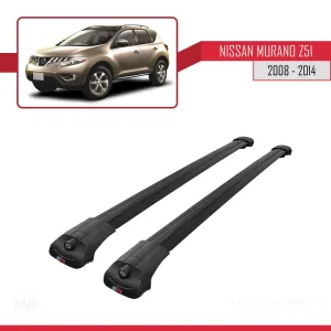 Nissan Murano (Z51) 2008-2014 Arası ile uyumlu ACE-1 Ara Atkı Tavan Barı SİYAH thumb 3