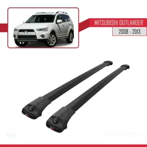 Mitsubishi Outlander 2008-2013 Arası ile uyumlu ACE-1 Ara Atkı Tavan Barı SİYAH thumb 3