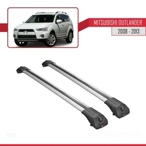 Mitsubishi Outlander 2008-2013 Arası ile uyumlu ACE-1 Ara Atkı Tavan Barı GRİ thumb 3