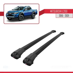 Mitsubishi L200 2015-2023 Arası ile uyumlu ACE-1 Ara Atkı Tavan Barı SİYAH thumb 3