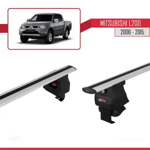Mitsubishi L200 / Triton IV 2006-2015 Arası ile uyumlu ACE-4 Ara Atkı Tavan Barı GRİ thumb 3