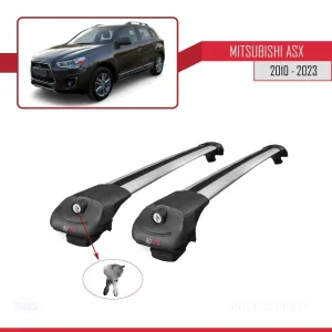 Mitsubishi ASX 2010-2023 Arası ile uyumlu ACE-1 Ara Atkı Tavan Barı GRİ thumb 4