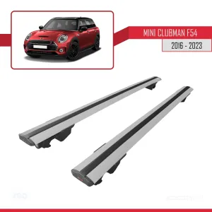 Mini Clubman 2016-2023 Arası ile uyumlu HOOK Model Anahtar Kilitli Ara Atkı Tavan Barı GRİ - Görsel 4
