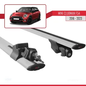 Mini Clubman 2016-2023 Arası ile uyumlu HOOK Model Anahtar Kilitli Ara Atkı Tavan Barı GRİ - Görsel 5