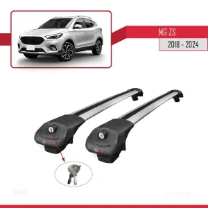 MG ZS 2018 ve Sonrası ile Uyumlu ACE-1 Ara Atkı Tavan Barı GRİ - Görsel 4