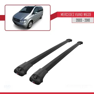 Mercedes Viano 2003-2010 Arası ile uyumlu ACE-1 Ara Atkı Tavan Barı SİYAH thumb 3