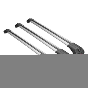 Mercedes Vaneo (W414) 2002-2005 Arası ile uyumlu ACE-1 Ara Atkı Tavan Barı GRİ 3 ADET BAR thumb 1