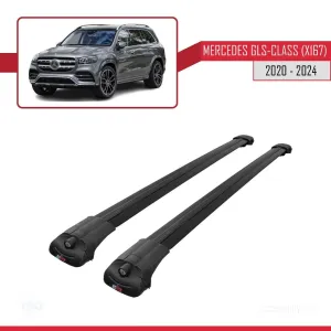Mercedes GLS-Class (X167) 2020 ve Sonrası ile uyumlu ACE-1 Ara Atkı Tavan Barı SİYAH thumb 3