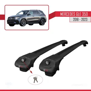 Mercedes GLE (V167) 2018 Sonrası ile uyumlu ACE-1 Ara Atkı Tavan Barı SİYAH thumb 4