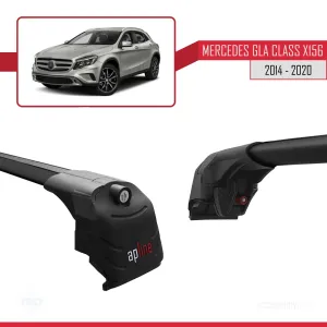 Mercedes GLA (X156) 2014-2020 Arası ile uyumlu ACE-2 Ara Atkı Tavan Barı SİYAH thumb 4