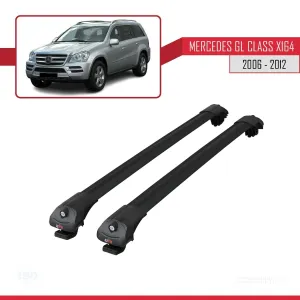 Mercedes GL Class (X164) 2006-2012 Arası ile uyumlu ACE-1 Ara Atkı Tavan Barı SİYAH thumb 3