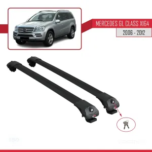 Mercedes GL Class (X164) 2006-2012 Arası ile uyumlu ACE-1 Ara Atkı Tavan Barı SİYAH thumb 4