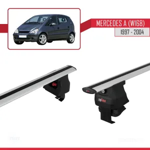 Mercedes A (W168) 1997-2004 Arası ile uyumlu ACE-4 Ara Atkı Tavan Barı GRİ thumb 3
