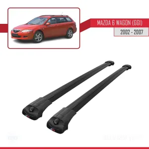 Mazda 6 (GG1) 2002-2007 Arası ile uyumlu ACE-1 Ara Atkı Tavan Barı SİYAH thumb 3