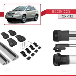 Lexus RX (XU30) 2004-2009 Arası ile uyumlu ACE-1 Ara Atkı Tavan Barı GRİ thumb 5