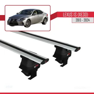 Lexus IS (XE30) 2013 ve Sonrası ile uyumlu ACE-4 Ara Atkı Tavan Barı GRİ thumb 3