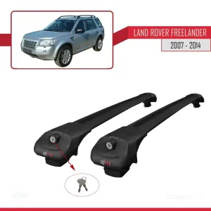Land Rover Freelander 2007-2014 Arası ile uyumlu ACE-1 Ara Atkı Tavan Barı SİYAH thumb 4